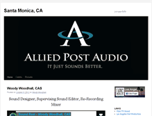 Tablet Screenshot of alliedpost.com